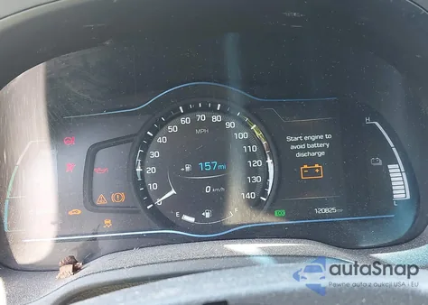 2017 Hyundai Ioniq Hybrid Limited из США, поврежденный, VIN KMHC85LC8HU023423